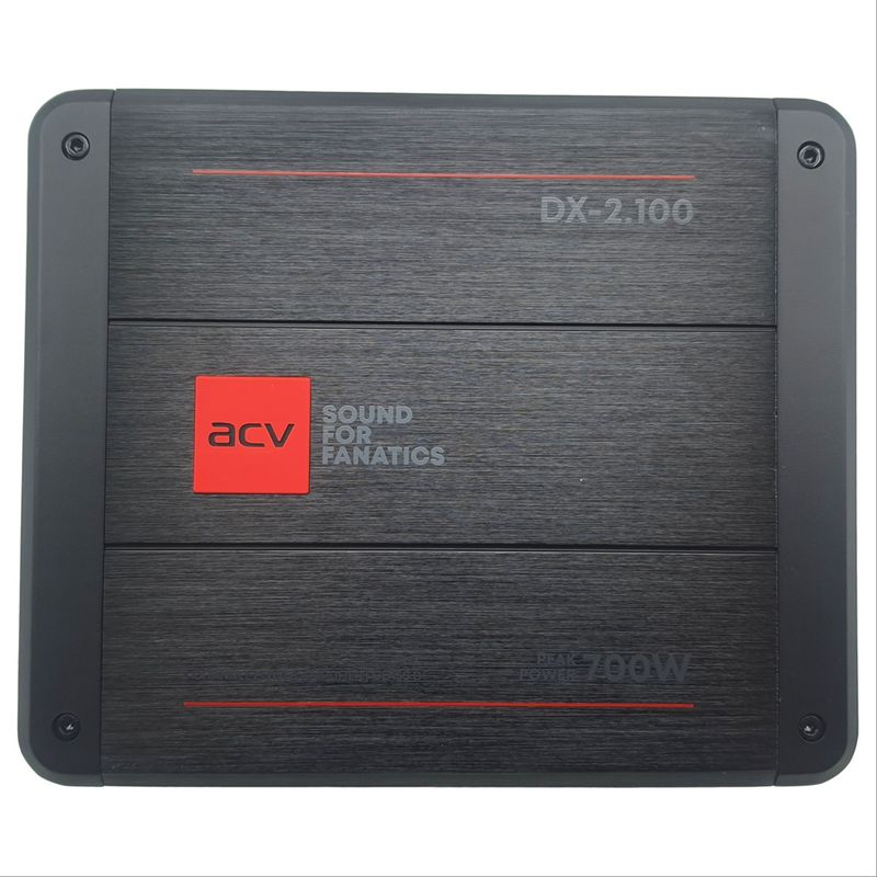 آمپلی فایر خودرو 2 کانال ای سی وی مدل dx 2.100